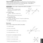 1.5 Angle Relationships Worksheet Answers – Findworksheets For Pairs Of Angles Worksheet Answers