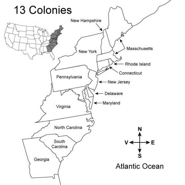 11 13 English Colonies Worksheets / Worksheeto intended for 13 Colonies Map Worksheet
