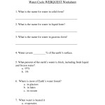 13 Water Cycle Worksheets Middle School / Worksheeto With Water Cycle Worksheet Middle School