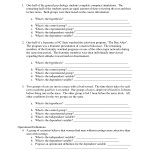 14 Best Images Of Experimental Design Worksheet Answer Key / Worksheeto With Regard To Experimental Design Worksheet Answers