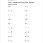 15+ Adding And Subtracting Fractions Worksheets – Free Pdf Documents With Regard To Complex Numbers Worksheet Pdf