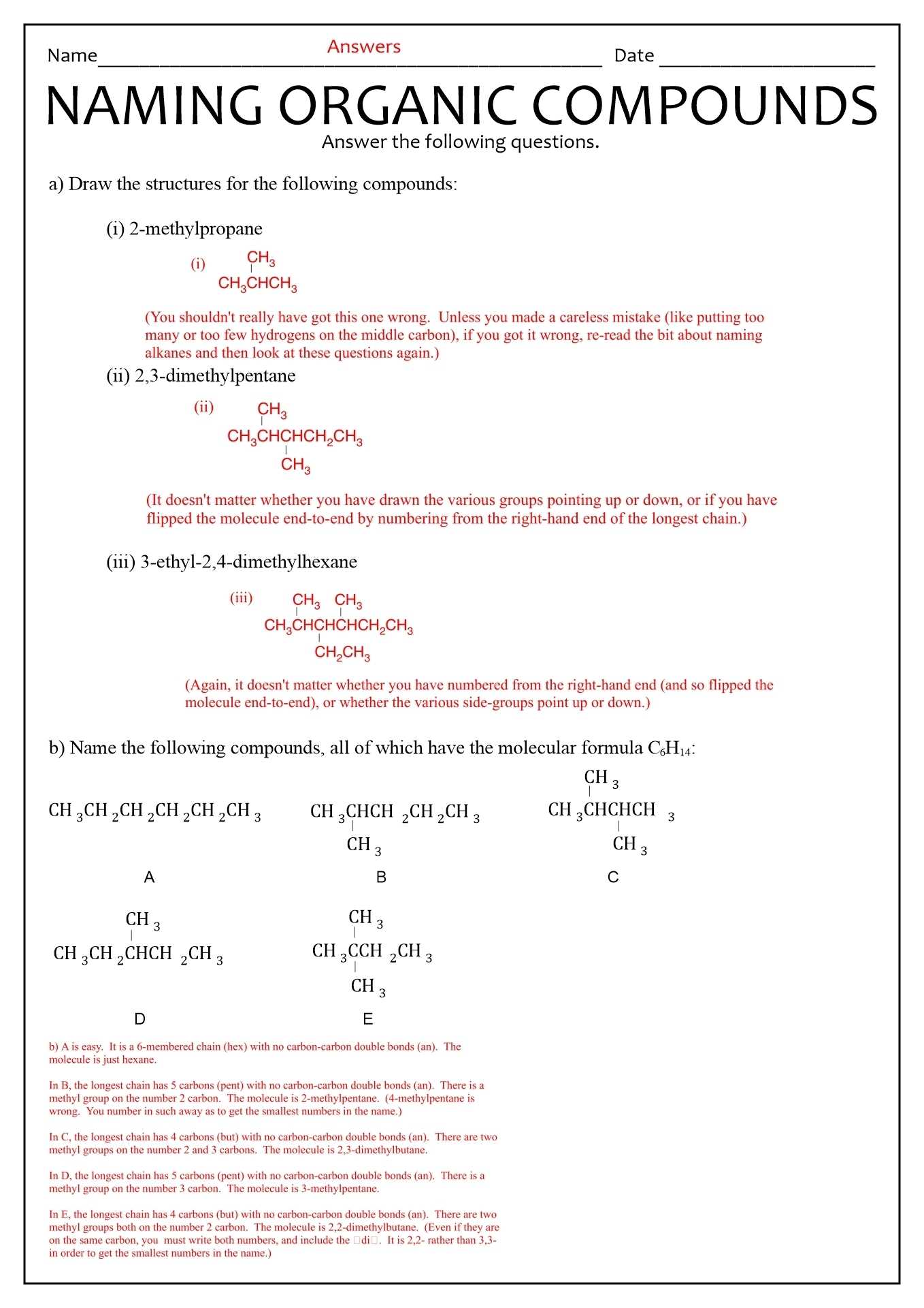 15 Naming Functional Groups Practice Worksheet / Worksheeto throughout Functional Group Practice Worksheet
