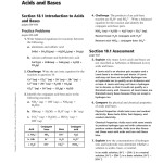 18 Acids And Bases Intended For Solutions Acids And Bases Worksheet