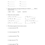 18 Nuclear Chemistry Worksheet Answer Key / Worksheeto Regarding Nuclear Reactions Worksheet Answers