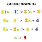2 Step Inequality Worksheets – One Step Inequalities Multiplication And Division Edboost : Add With Regard To Solving Two Step Inequalities Worksheet