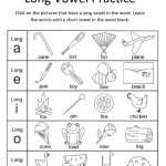 20 Long Vowel Review Worksheets | Worksheet From Home In Short And Long Vowel Worksheet