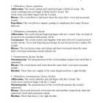 20 Poetry Worksheets Pdf | Worksheet From Home Intended For Literary Devices Worksheet Pdf