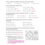 21 Geometry Distance And Midpoint Worksheet Answers – Support Worksheet With Regard To Distance And Midpoint Worksheet
