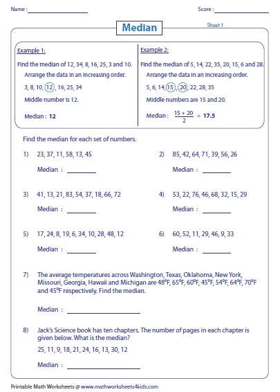 21 New Mean Absolute Deviation Worksheets pertaining to Mean Absolute Deviation Worksheet