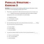 26 Parallel Structure Worksheet With Answers – Worksheet Information With Parallel Structure Worksheet With Answers