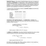 29 Significant Figures Worksheet Chemistry – Worksheet Information Regarding Calculations Using Significant Figures Worksheet