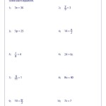 29 Solving One Step Equations Worksheet Pdf – Free Worksheet Spreadsheet For One Step Equations Worksheet Pdf