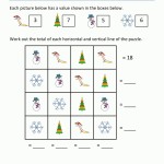 2Nd Grade Christmas Math Worksheets In 2Nd Grade Geometry Worksheet