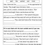 2Nd Grade Reading Comprehension Worksheets|Www.grade1To6 in English Worksheet For Grade 2