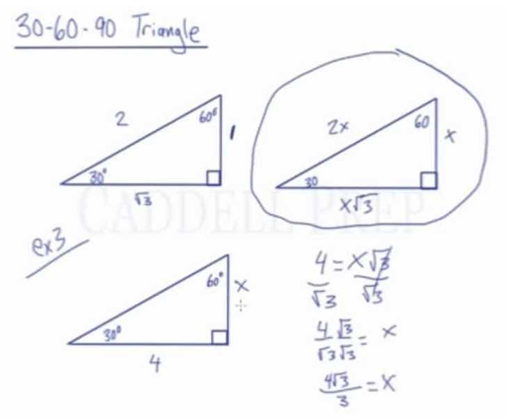 30 60 90 Triangle Therom - Slidedocnow Within 30 60 90 Triangles Worksheet