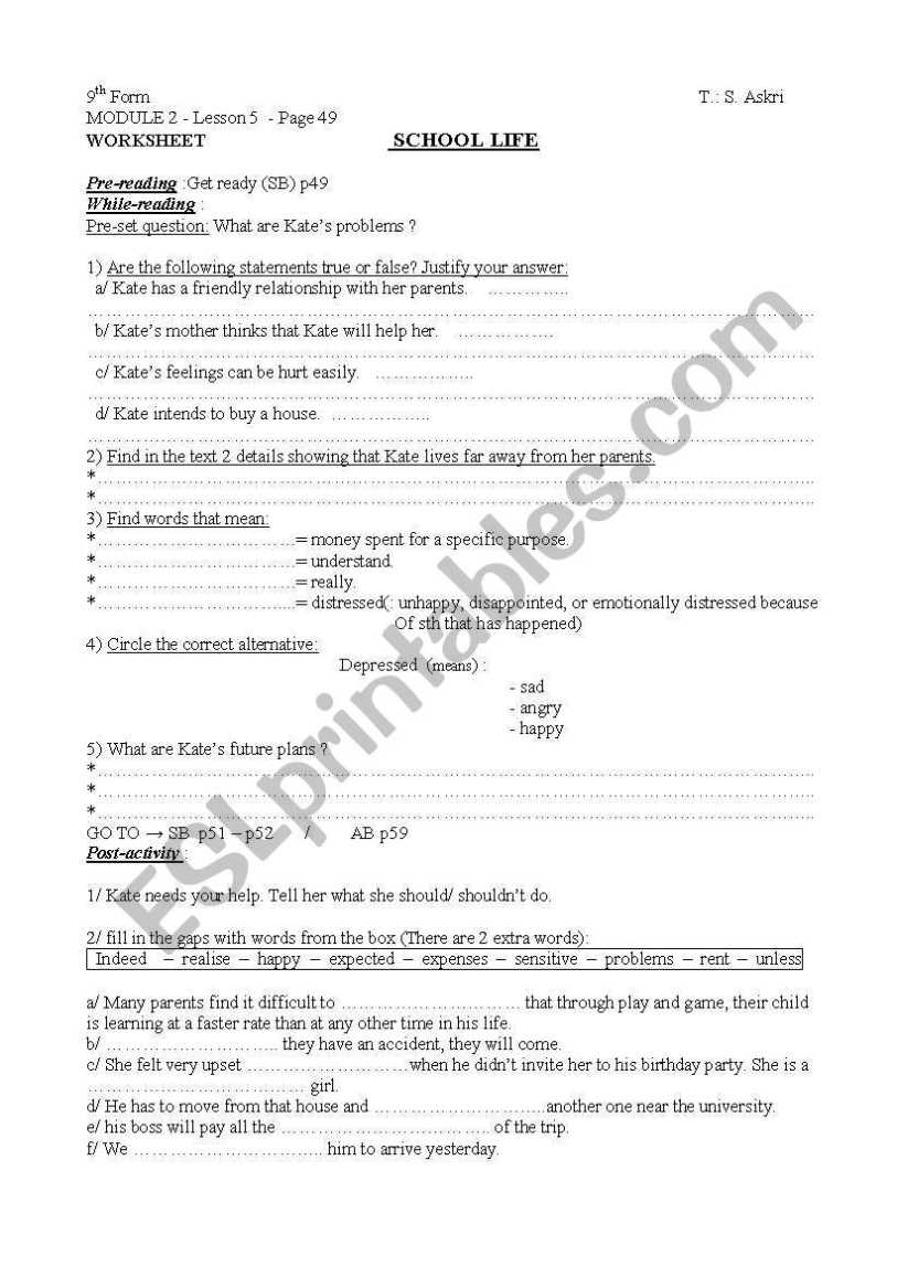 30 9Th Grade Vocabulary Worksheet | Education Template With Regard To 9Th Grade Vocabulary Worksheet