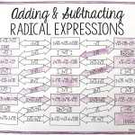 30 Adding And Subtracting Radicals Worksheet | Education Template Regarding Adding And Subtracting Radicals Worksheet