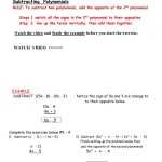 30 Adding Subtracting Polynomials Worksheet | Education Template Within Adding Subtracting Polynomials Worksheet