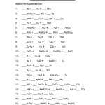30 Balancing Act Worksheet Answer Key | Education Template With Regard To Balancing Chemical Equation Worksheet