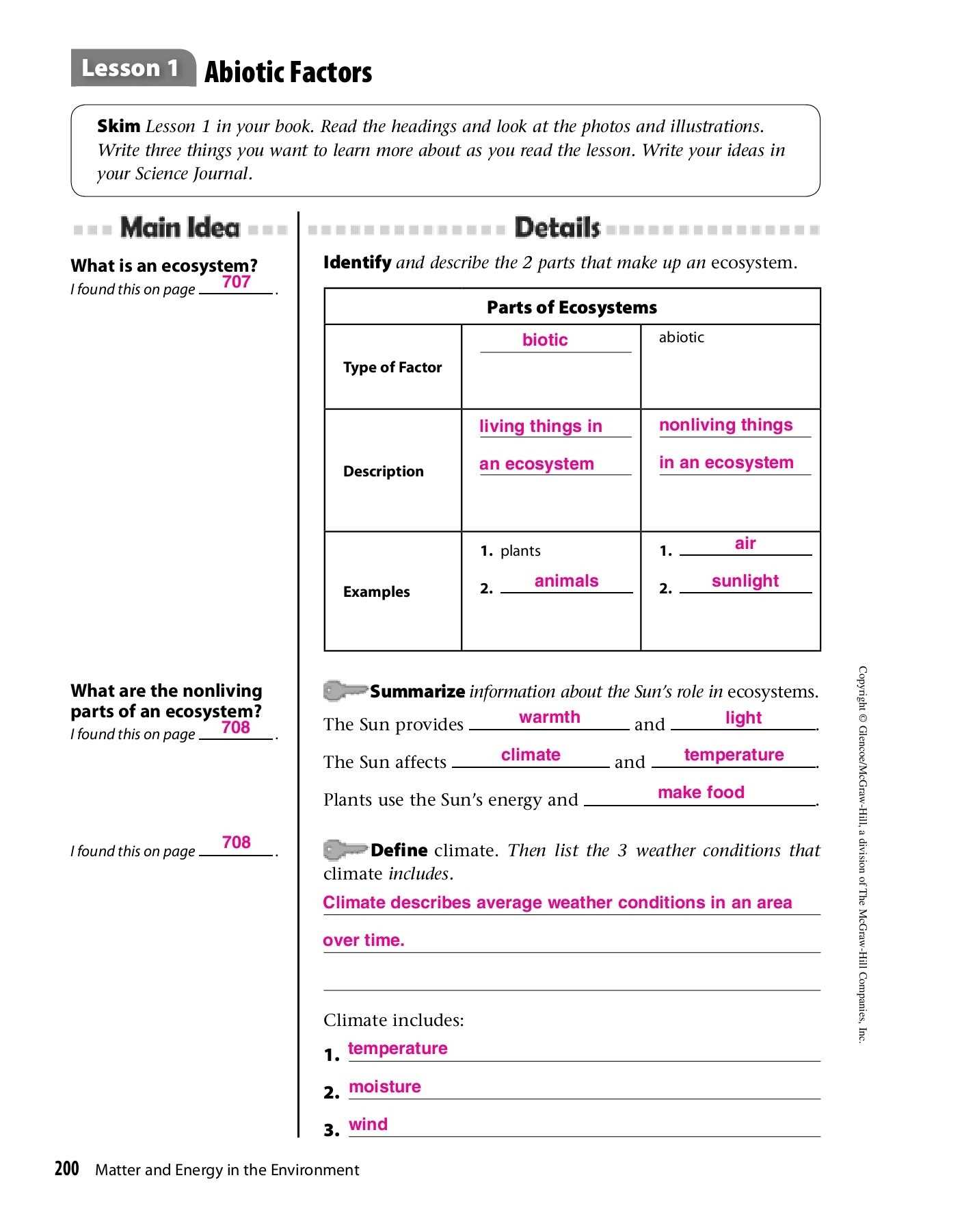 30 Biotic And Abiotic Factors Worksheet | Education Template Throughout Biotic And Abiotic Factors Worksheet