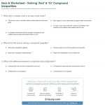 30 Compound Inequalities Worksheet Answers | Education Template in Compound Inequalities Worksheet Answers