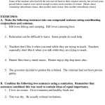 30 Compound Sentences Worksheet Pdf | Education Template Regarding Compound Sentences Worksheet Pdf