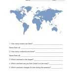 30 Continents And Oceans Worksheet Pdf | Education Template with Continents And Oceans Worksheet Pdf