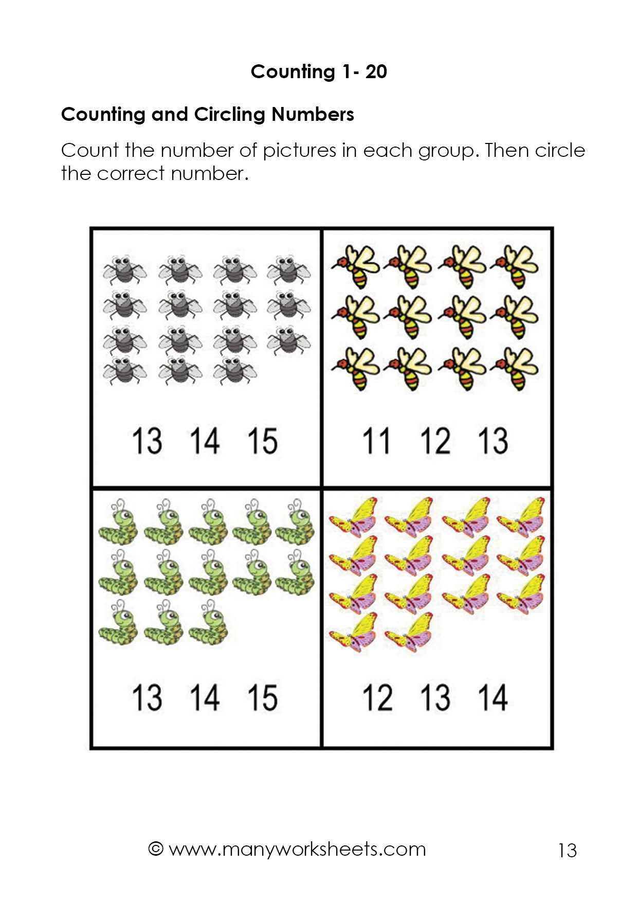 30 Counting To 20 Worksheet | Education Template regarding Counting To 20 Worksheet
