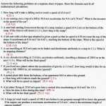 30 Displacement And Velocity Worksheet | Education Template Intended For Displacement And Velocity Worksheet