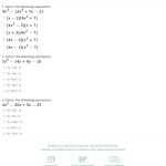 30 Factor By Grouping Worksheet | Education Template Within Factoring By Grouping Worksheet