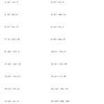 30 Factoring Trinomials Worksheet Algebra 2 | Education Template For Factoring Quadratic Trinomials Worksheet