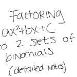 30 Factoring X2 Bx C Worksheet | Education Template With Factoring X2 Bx C Worksheet
