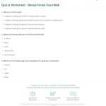 30 Food Chain Worksheet Answers | Education Template Throughout Food Chain Worksheet Answers