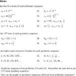 30 Geometric And Arithmetic Sequence Worksheet | Education Template Regarding Geometric And Arithmetic Sequences Worksheet