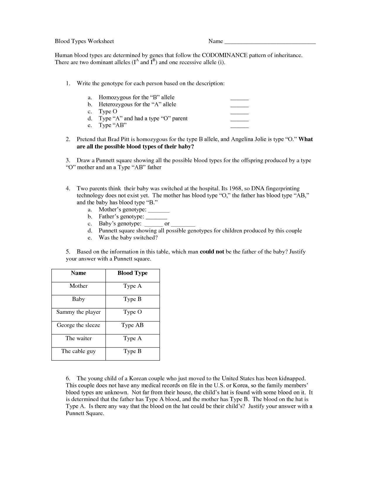 30 Incomplete And Codominance Worksheet | Education Template With Incomplete And Codominance Worksheet