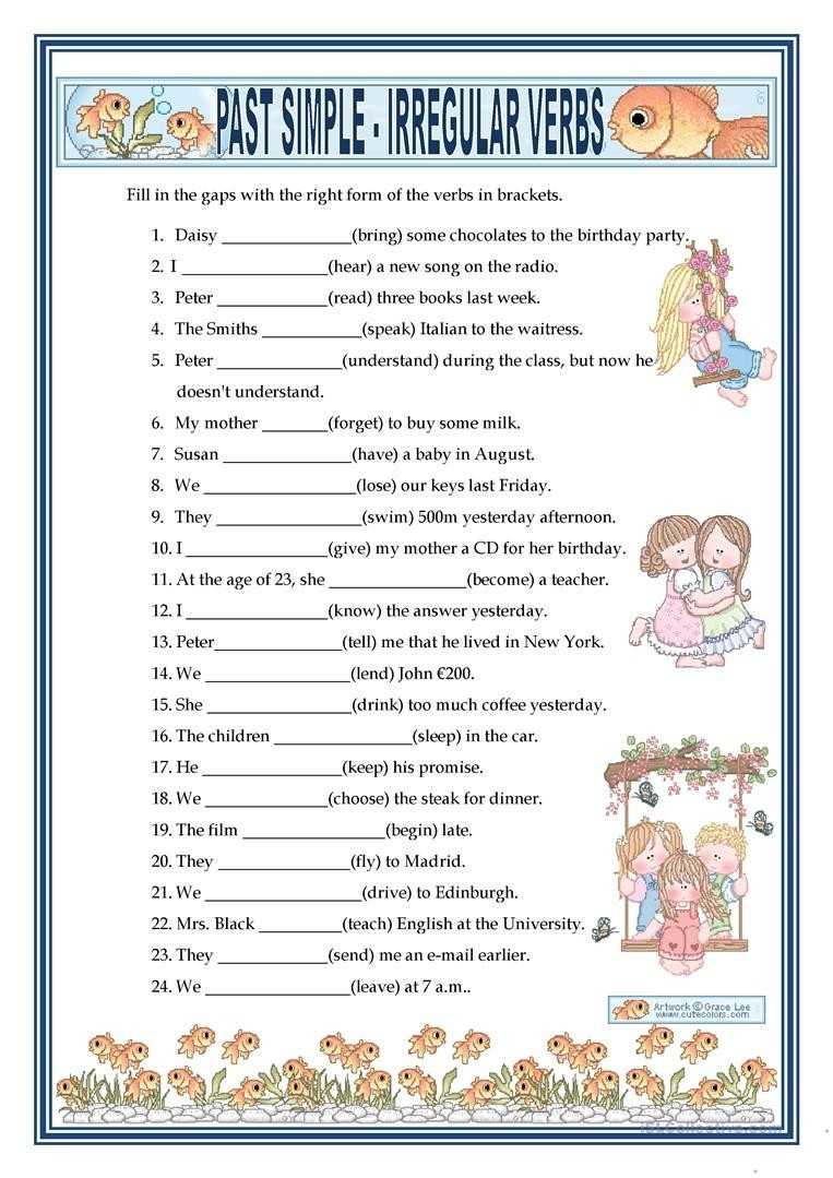 30 Irregular Verbs Worksheet Pdf | Education Template in Irregular Verbs Worksheet Pdf