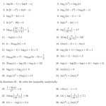 30 Logarithmic Equations Worksheet With Answers | Education Template intended for Logarithm Worksheet With Answers