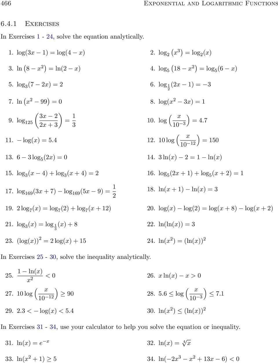 30 Logarithmic Equations Worksheet With Answers | Education Template intended for Logarithm Worksheet With Answers