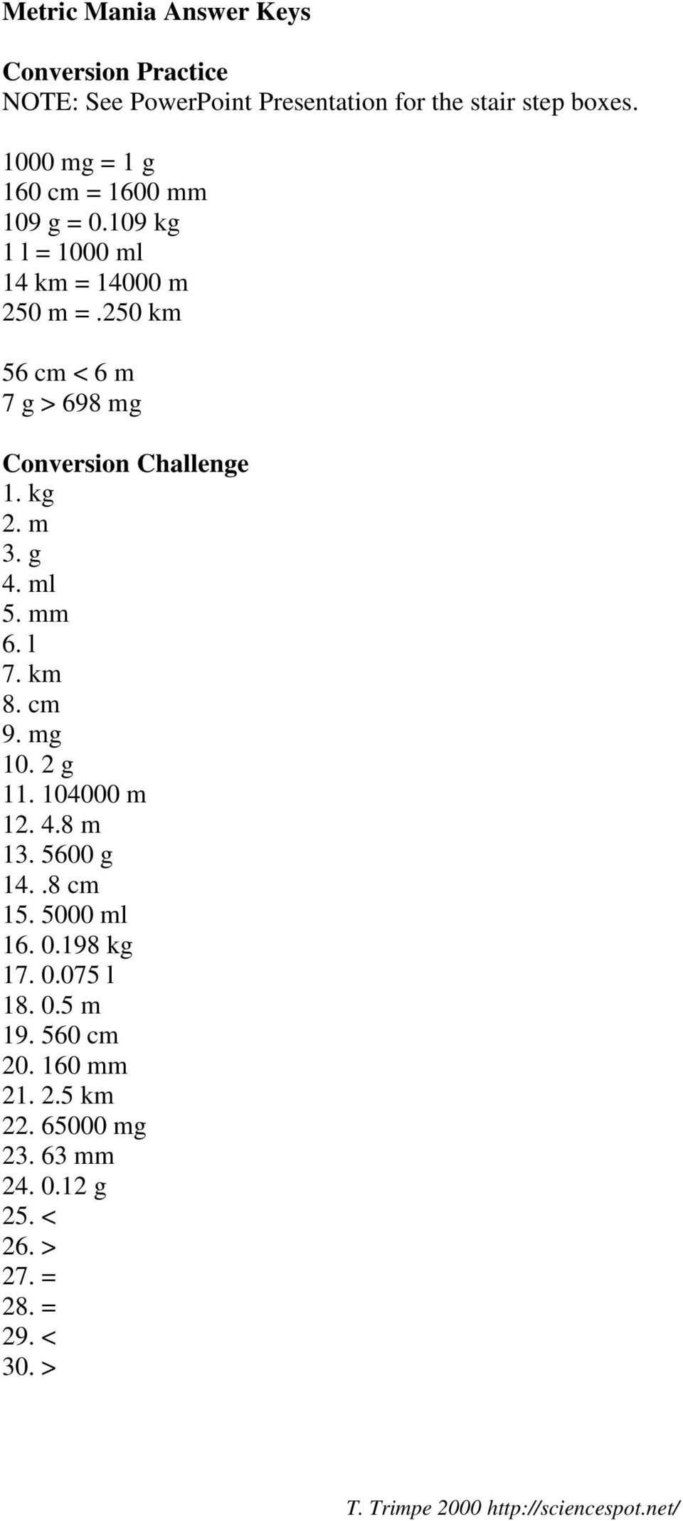 30 Metric Mania Worksheet Answers | Education Template With Metric Mania Worksheet Answers