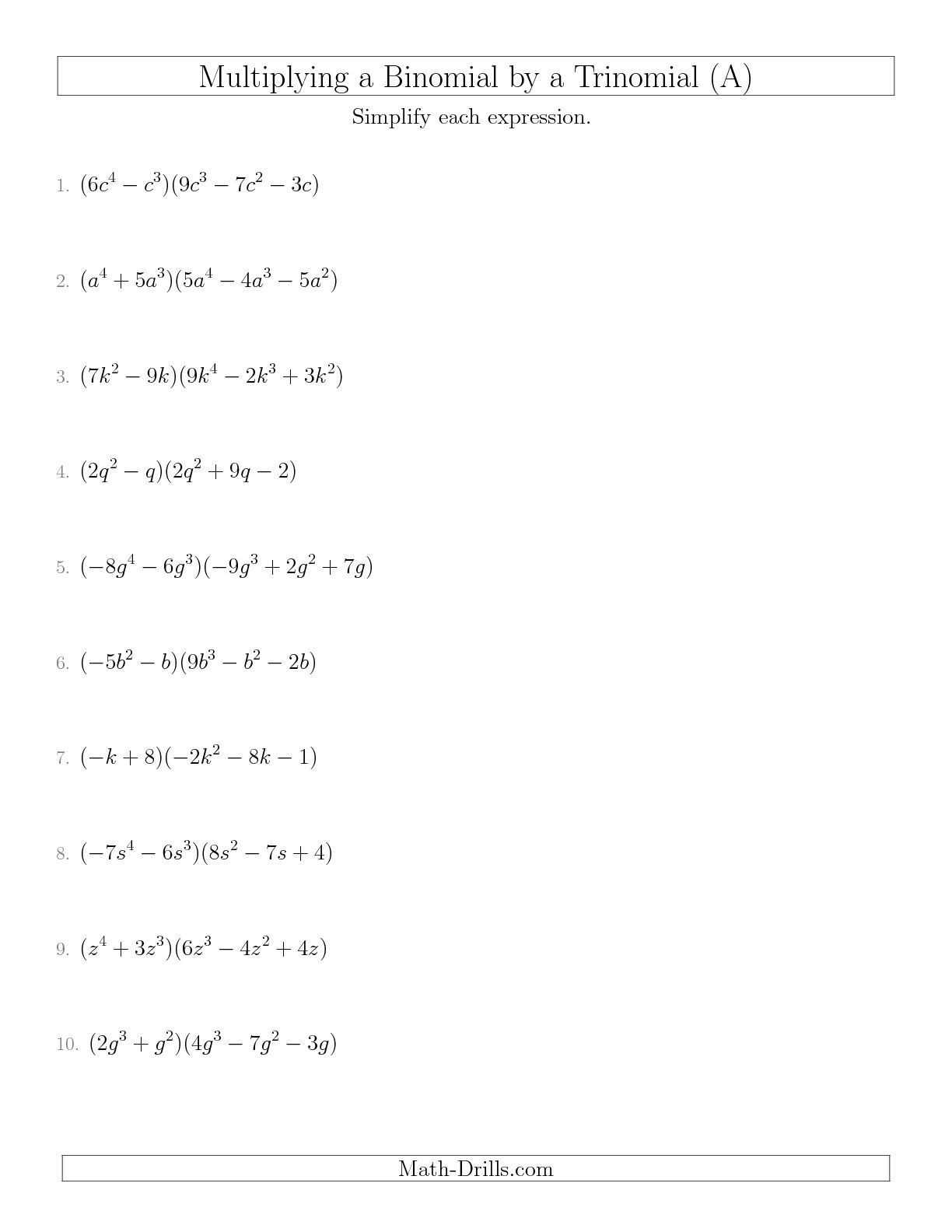 30 Multiplying Monomials Worksheet Answers | Education Template for Multiplying Monomials Worksheet Answers