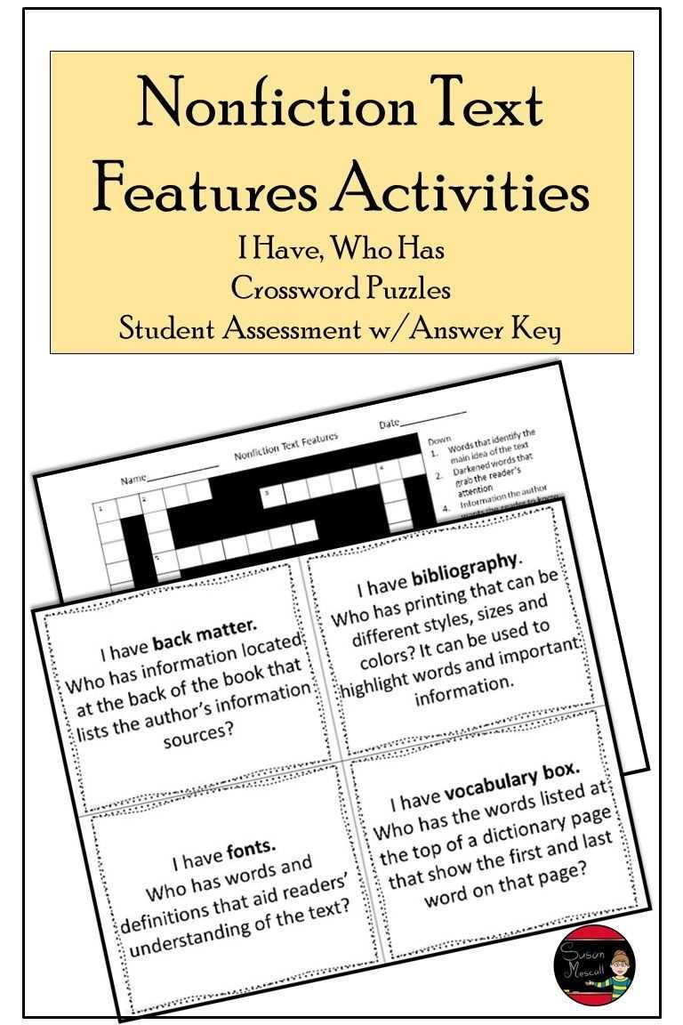 30 Nonfiction Text Features Worksheet | Education Template In Text Features Worksheet 2nd Grade