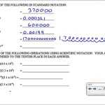 30 Operations With Scientific Notation Worksheet | Education Template In Operations With Scientific Notation Worksheet