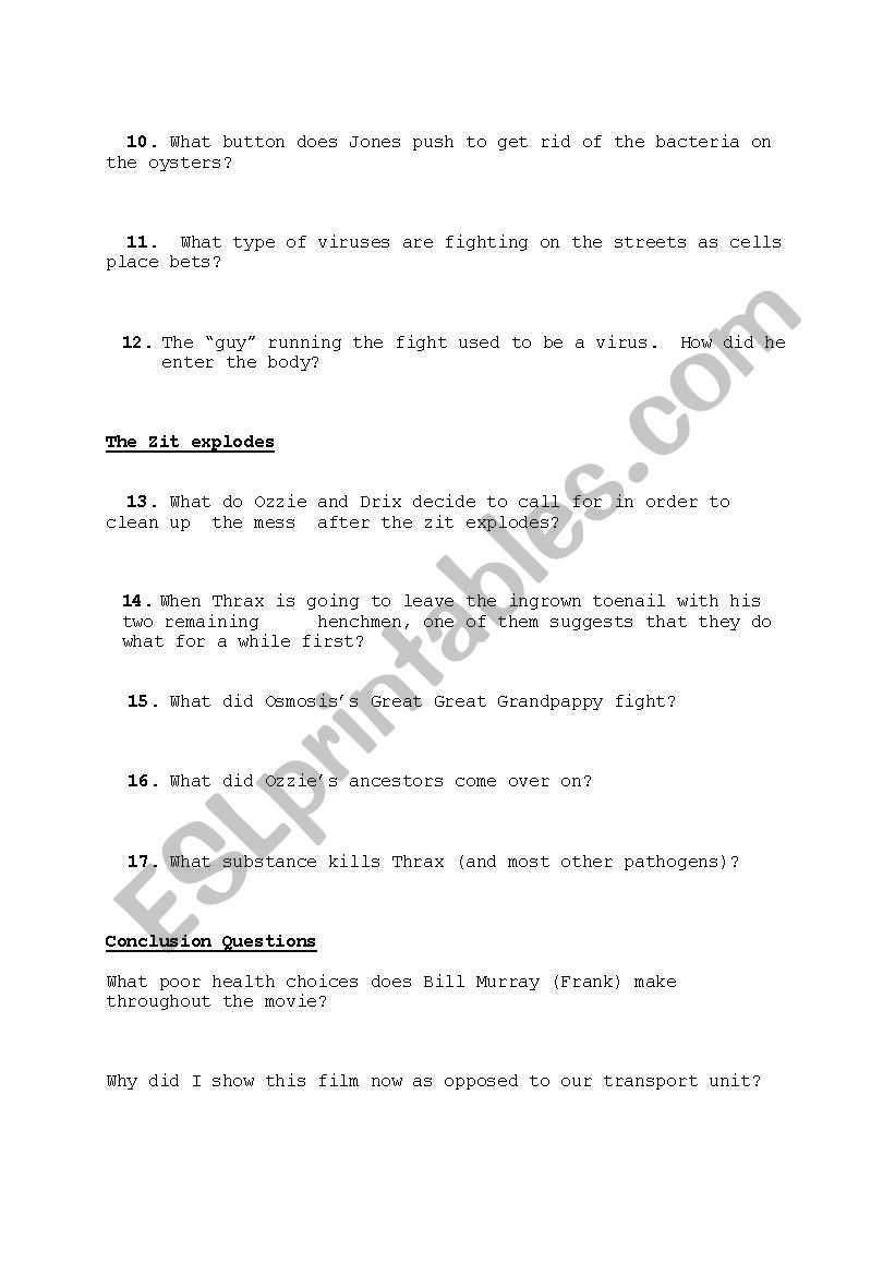 30 Osmosis Jones Movie Worksheet | Education Template throughout Osmosis Jones Movie Worksheet