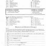 30 Physical And Chemical Changes Worksheet | Education Template Throughout Physical And Chemical Changes Worksheet