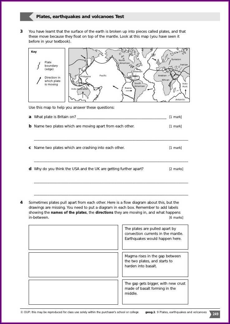 30++ Plate Tectonics Lab Worksheet Answer Key - Worksheets Decoomo Throughout Plate Tectonic Worksheet Answers