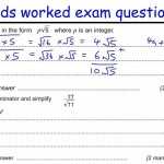 30 Rationalizing The Denominator Worksheet | Education Template Intended For Rationalizing The Denominator Worksheet