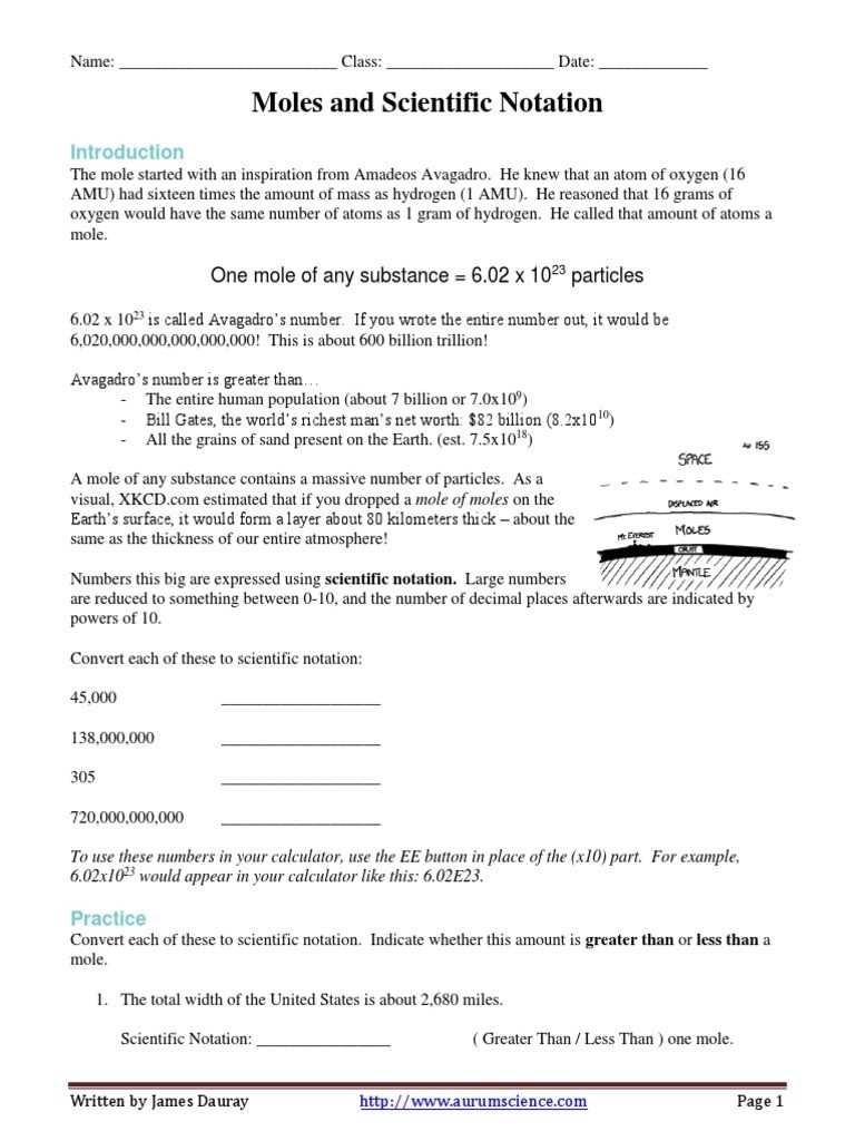 30 Scientific Notation Worksheet Answers | Education Template Pertaining To Scientific Notation Worksheet Answers