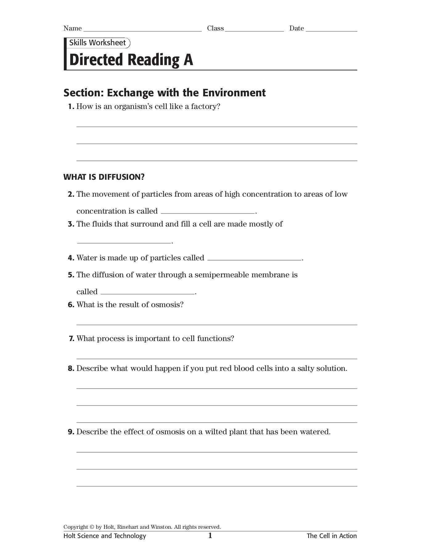 30 Skills Worksheet Active Reading | Education Template in Skills Worksheet Active Reading