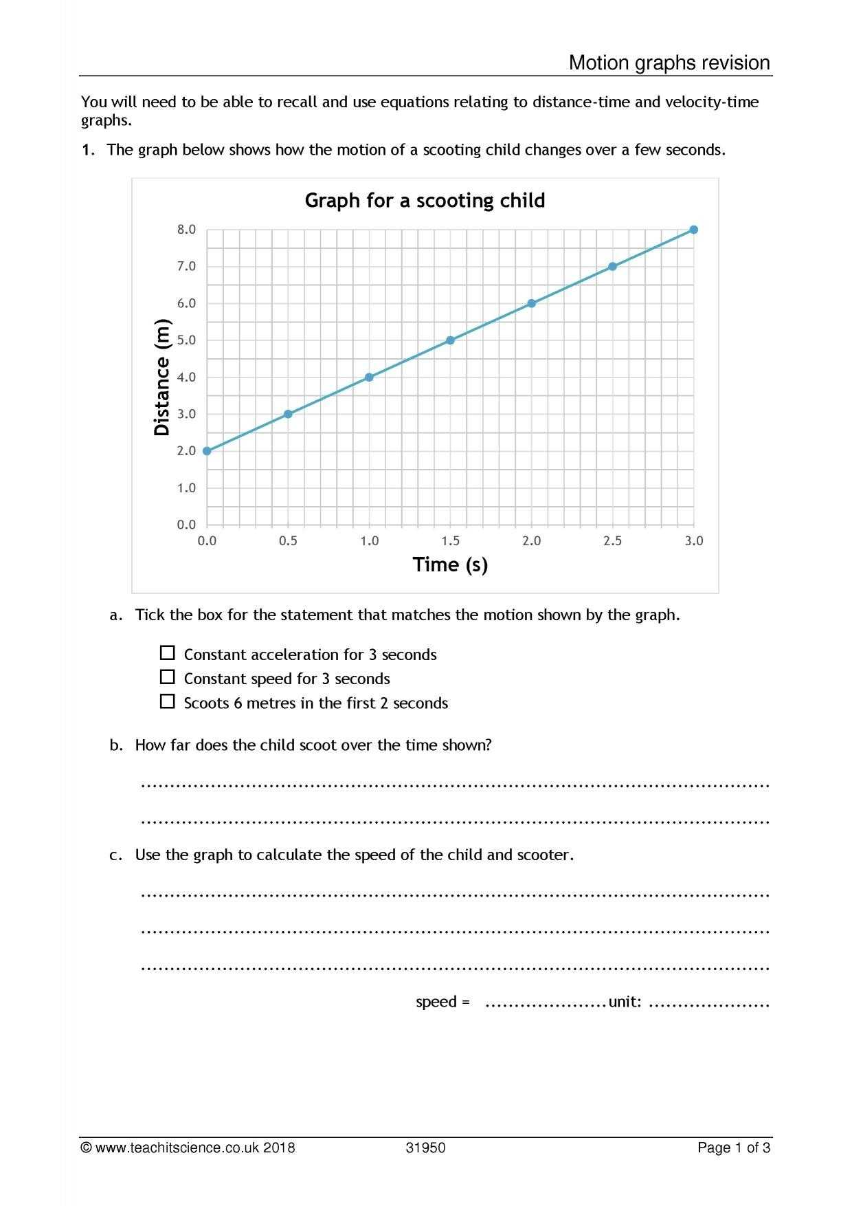 30 Speed And Velocity Worksheet Answers | Education Template regarding Speed And Velocity Worksheet