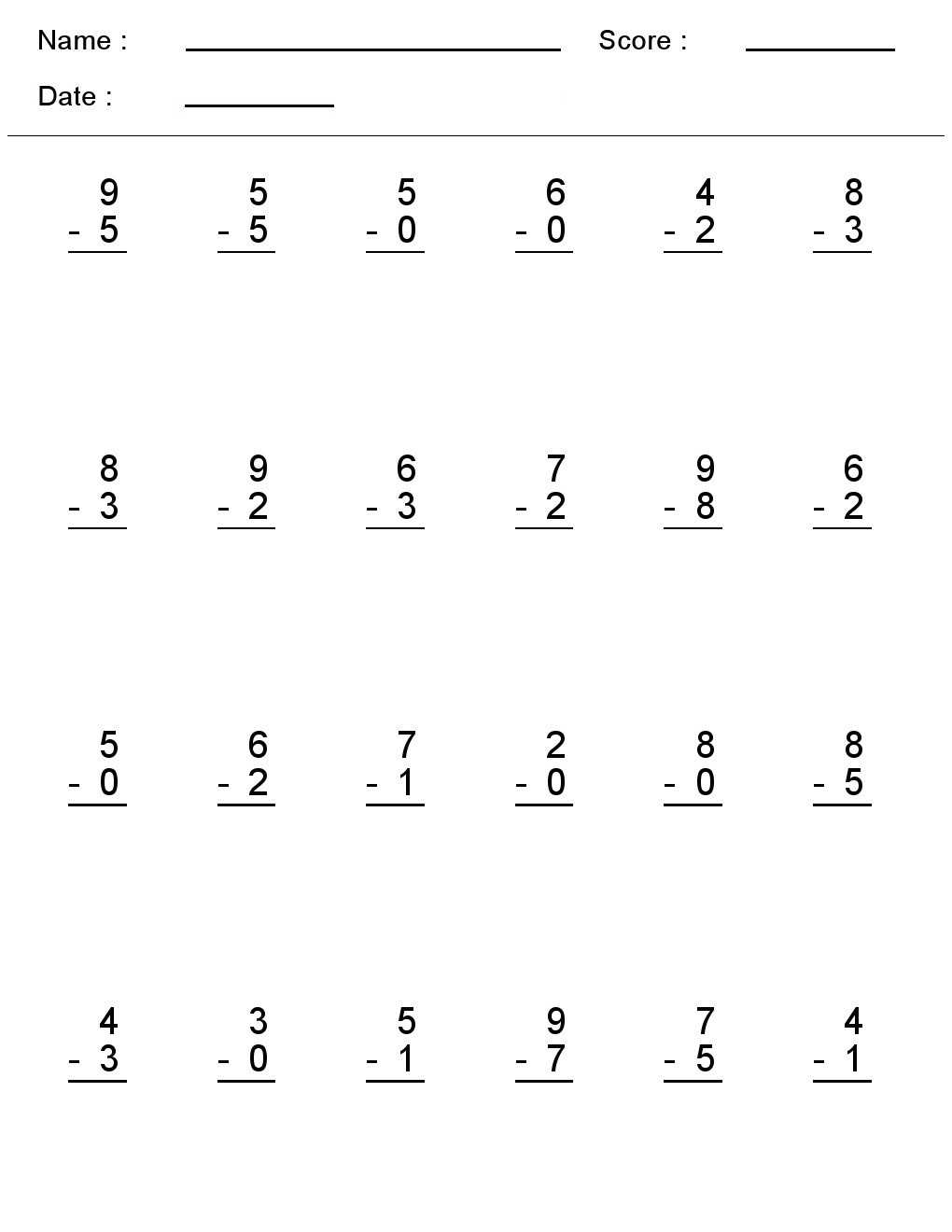 30 Subtraction Across Zeros Worksheet | Education Template With Regard To Subtracting Across Zero Worksheet
